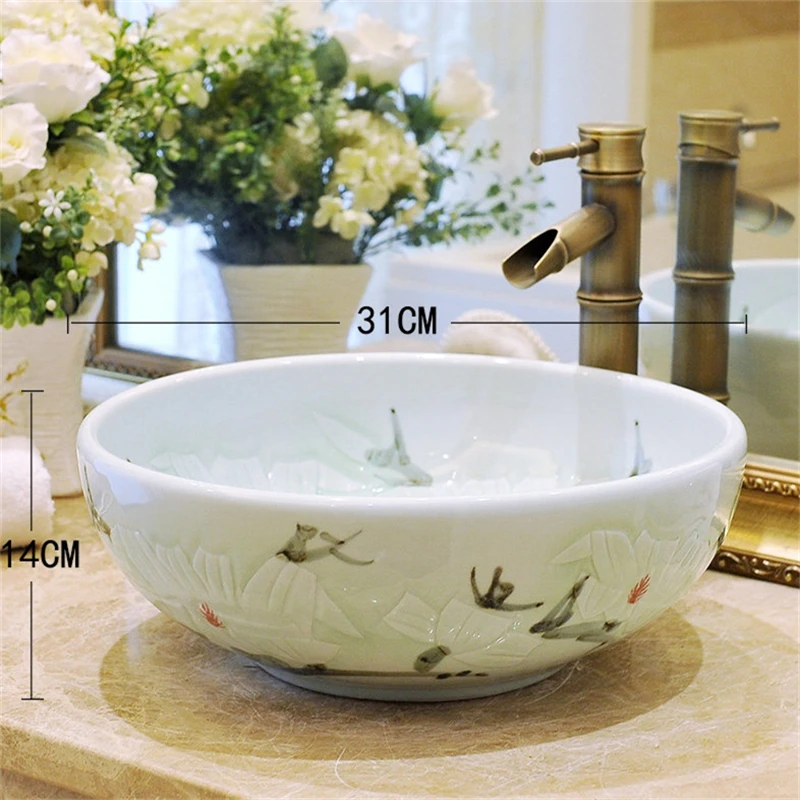 Умывальник Salle Bain Lavandino Bagno Umywalka Sobre Encimera Bowl De Mano Lavatorio Wastafel для ванной комнаты Lavabo