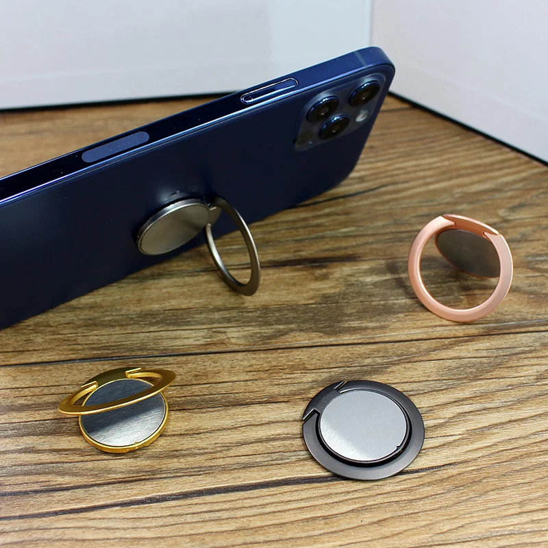 ultra thin stent accessories finger ring holder stand for xiaomi samsung 360 degree thin mobile phone ring holder for iphone 12 free global shipping
