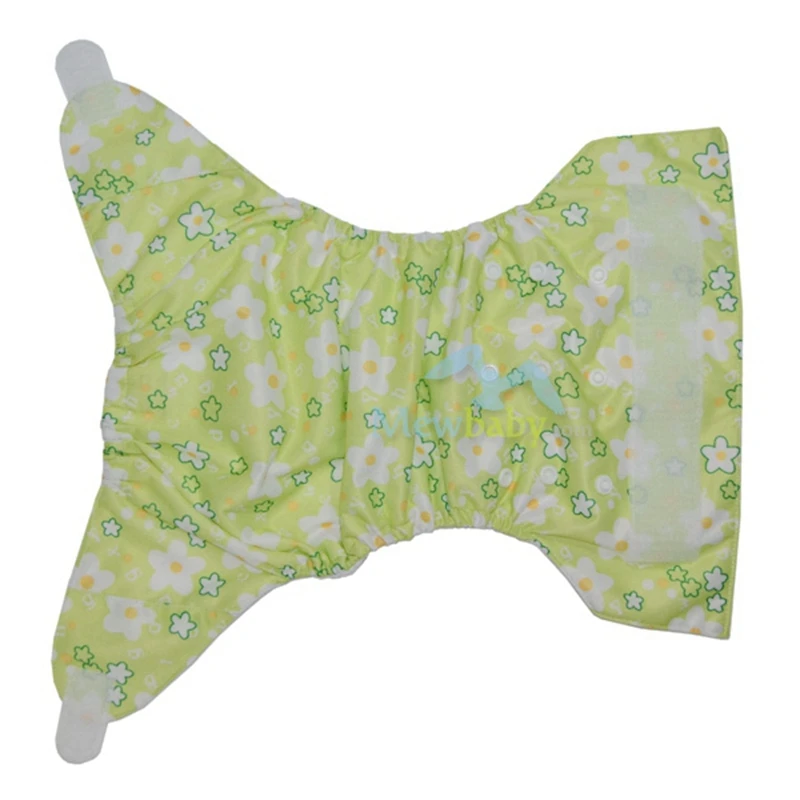 Printed Pocket Diapers One Size Fits All Cloth Diaper with 1 pieces 3-layer Microfiber Insert GT59 | Мать и ребенок