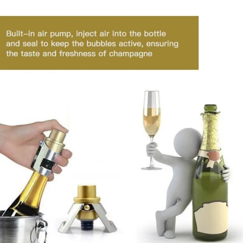 Stainless Steel Red Wine Stopper Beer Cover Keep Fresh Bottle Cap Sealing Cork Leak Proof bar accessories home bars | Дом и сад