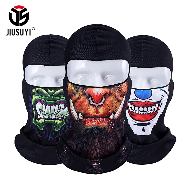 Новинка, Балаклава Orc, клоун, Джокер, бини, дышащая, тактическая, военная, велосипедная, страйкбольная, шлем, лайнер, шапка, маска на все лицо, шапка для мужчин и женщин