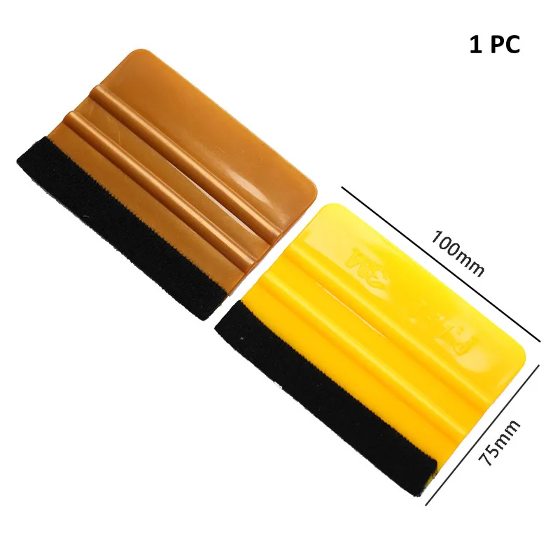 

1PC Film Card Squeegee Car Foil Wrapping Suede Felt Scraper Auto Car Styling Sticker Accessories Window Tint Tools Vinyl Wrap