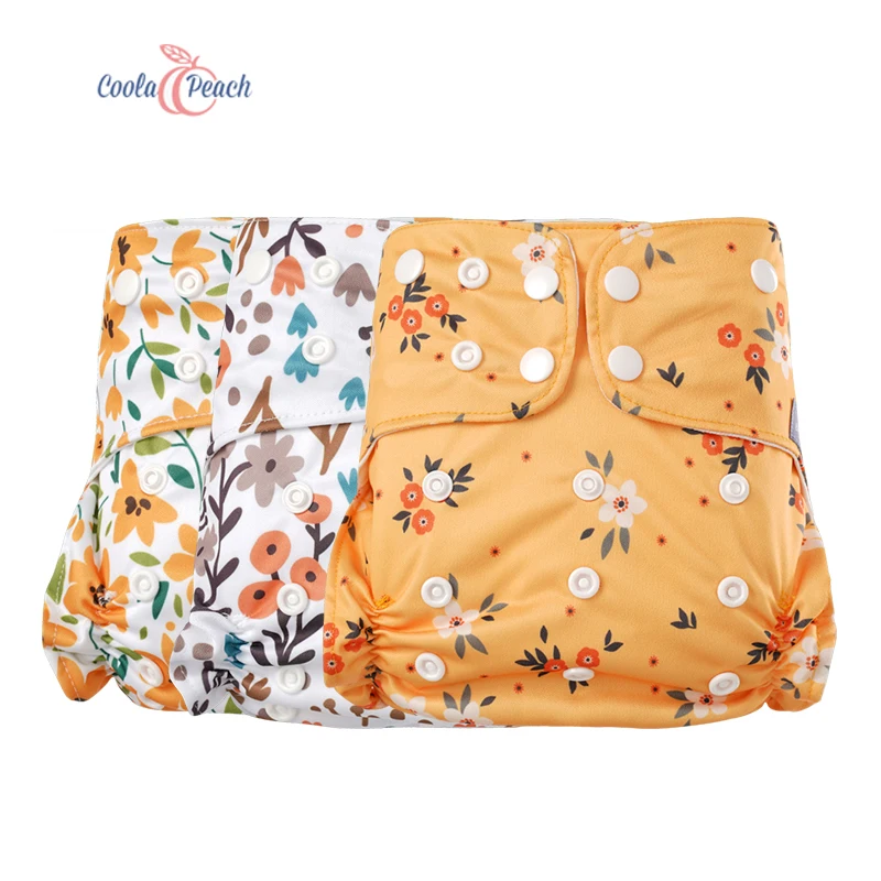 Coola персиковый моющийся многоразовый тканевый подгузник упаковка (3 + 3 ) Intell GNS