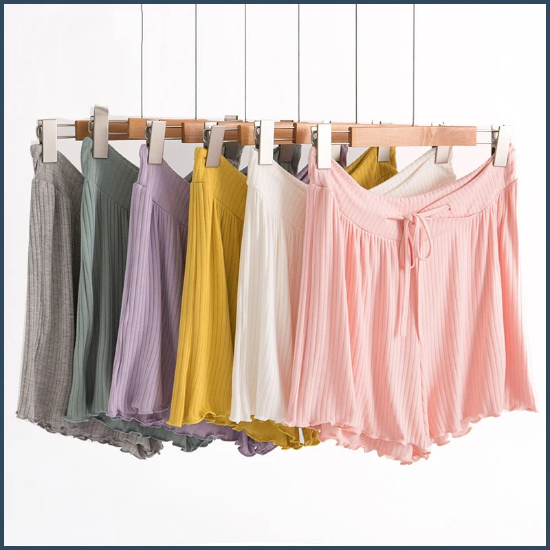 

Брюки для беременных из модала и хлопка, леггинсы, летние короткие брюки, шорты с заниженной талией, подходящие ко всему для беременных Hakama