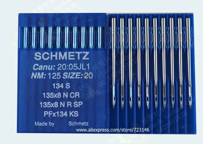 10 SINGER 20U SCHMETZ Швейные иглы для кожаных машин 134 S PFx134 KS 34 (134LR) PF * Размер #9 #14 #10 #22 #16 #23
