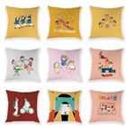 Роскошная аниме-Подушка Чехол для дивана детская наволочка розовая Подушка высокого качества декоративная подушка для автомобиля