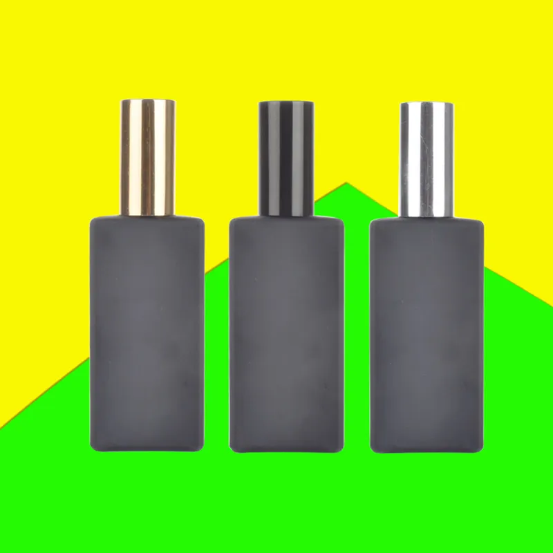 50 мл матовая фотостеклянная пустая косметическая бутылка портативная