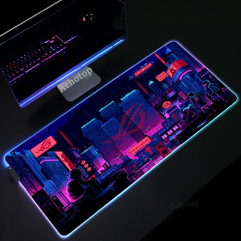 

Asus Rog Pc Accessories xl Rgb Led Mouse Pad Gaming Play Mats Gaming Mousepad Gamer Backlit Mat Republic of Gamers Mouse Mat