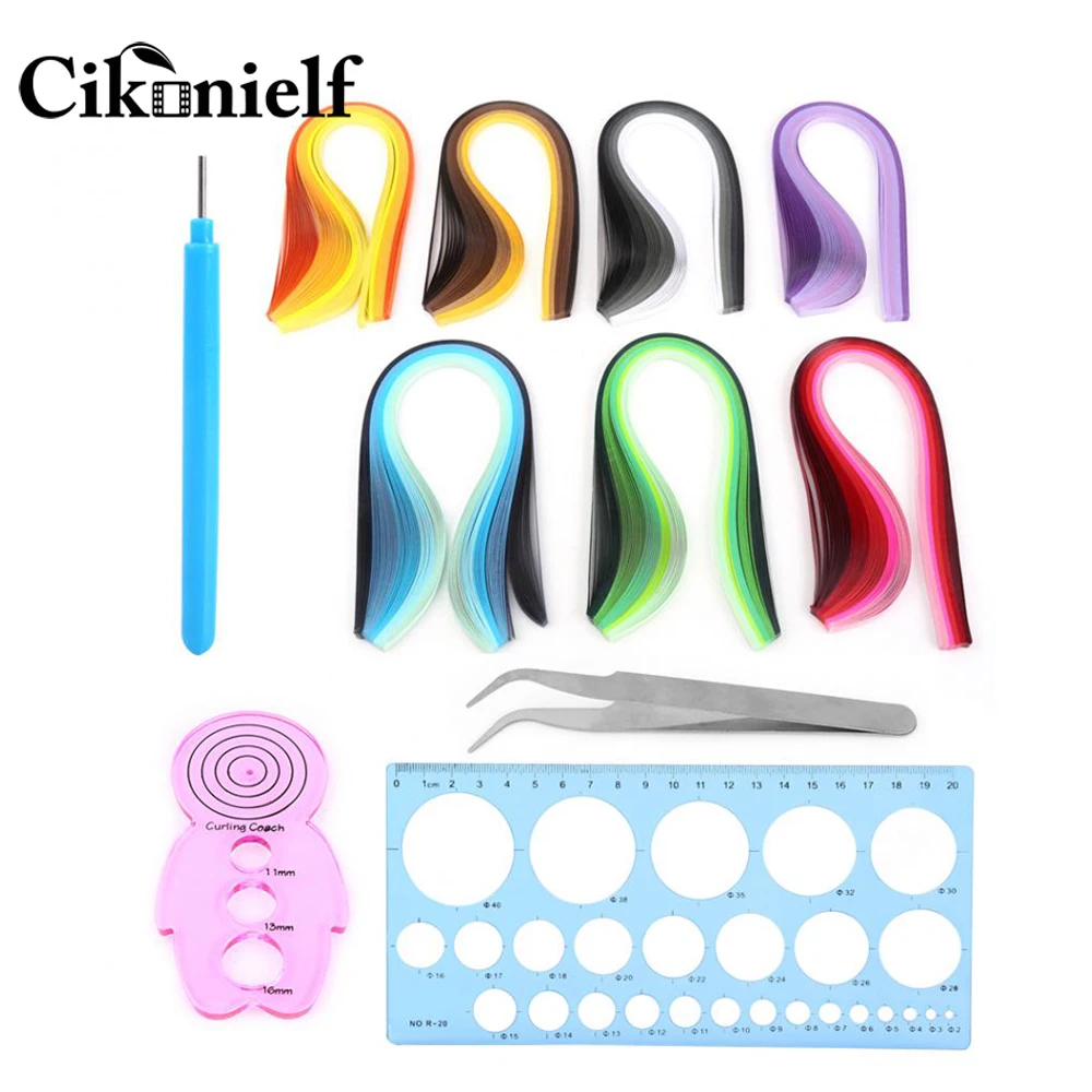 Новые наборы для квиллинга с бумагой 700 шт. полосок инструменты и украшения