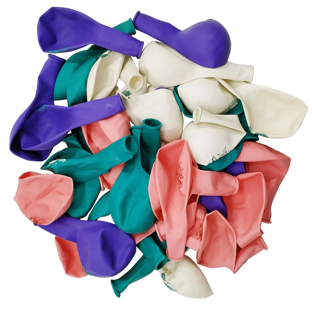 

12inch Mermaid Princess Latex Balloons Kids Adults Birthday Gifts Decorations Anniversaire Wedding Ballons Party Supplies