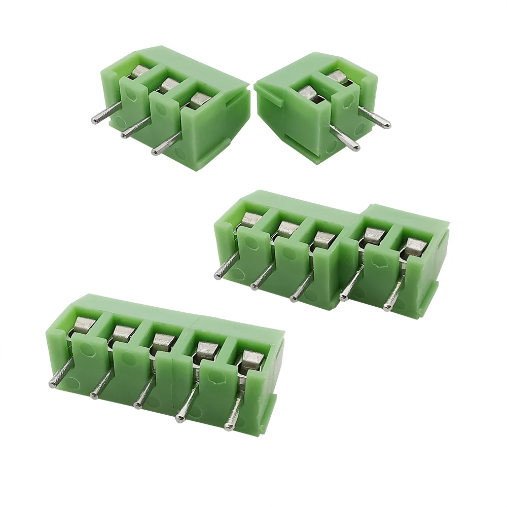 

KF396 3.96mm PCB Screw Terminal Blocks Connector 2Pin 3Pin 300V 10A Spliceable Plug-in Screw Terminals for 24-18AWG Cable