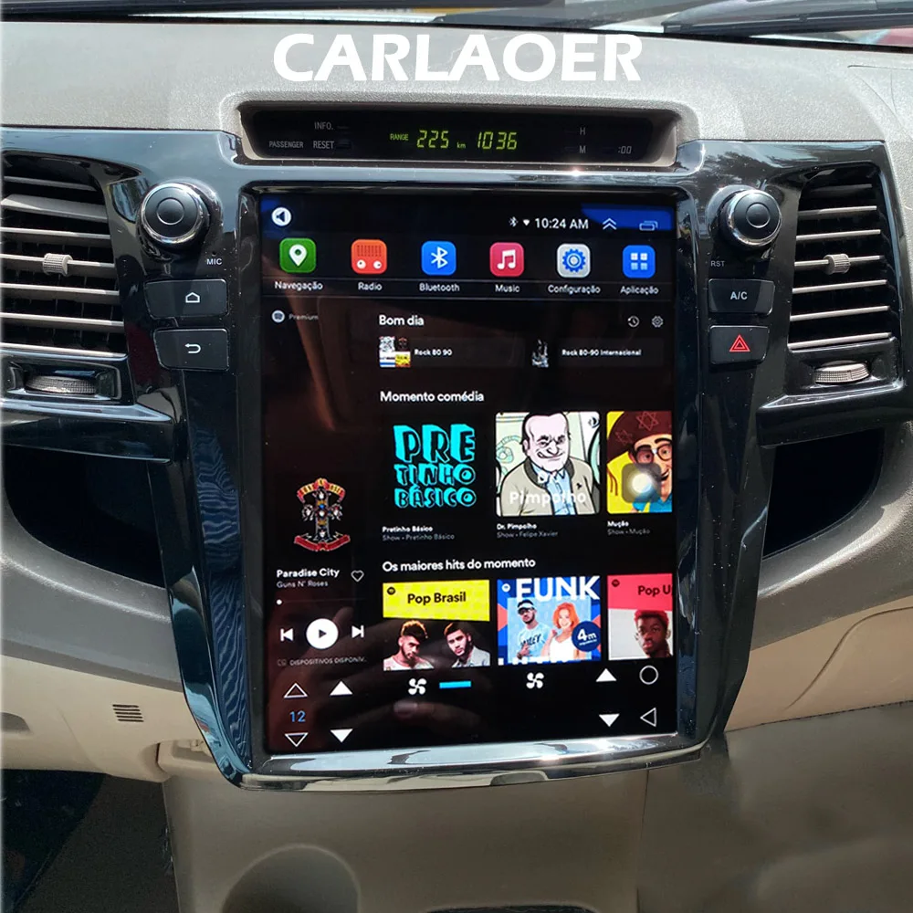 For Toyota Fortuner Hilux 2007 2008 2012 2014 2015 Car Radio Android Multimedia Video Player GPS IPS HD 2din Tesla style | Автомобили и
