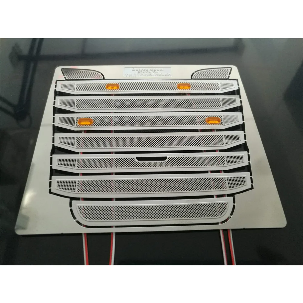 Впускной капюшон и контроллер с 4 светодиодный ными лампами для 1/14 Tamiya Scania R730 RC