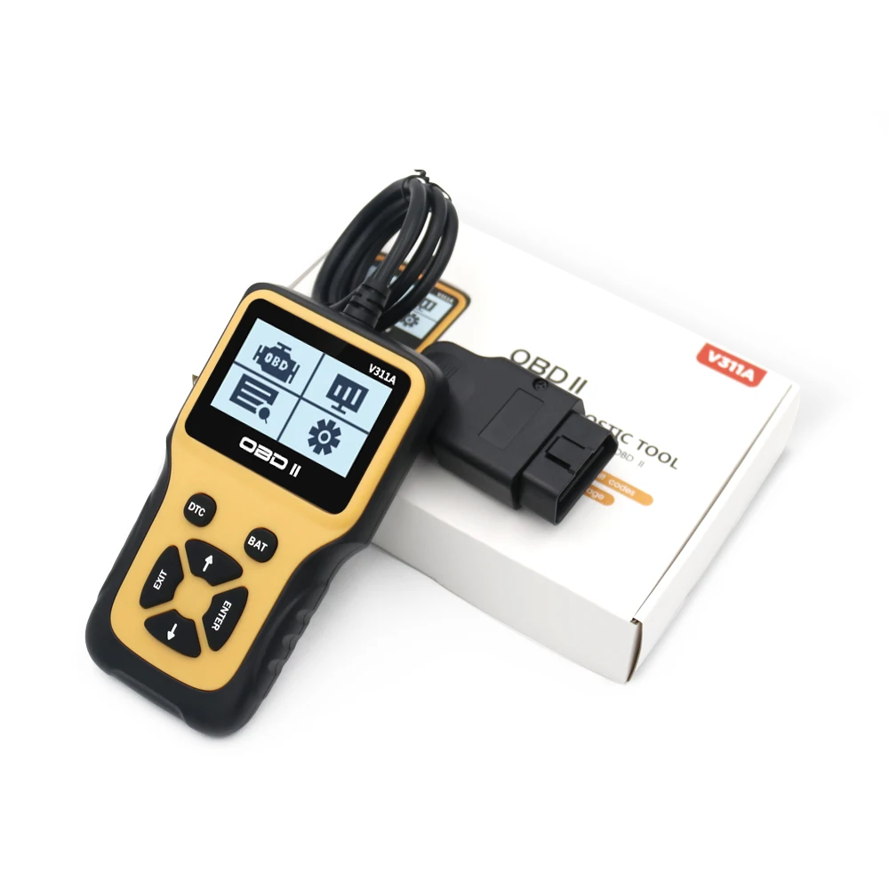 V311A Fault Diagnostic Tool Automotive Scanner Multi Language Live Data Read VIN OBD Code Reader Car Check Engine | Автомобили и