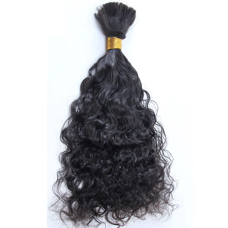LUFFYHAIR короткие свободные волнистые человеческие волосы оптом 100 г/шт. Remy