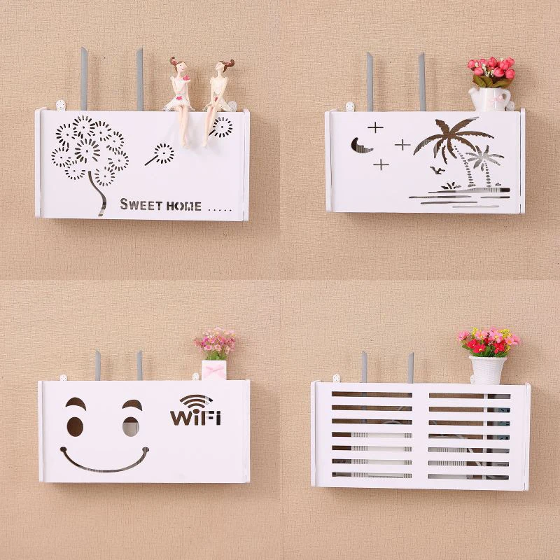 Беспроводной Wi Fi маршрутизатор коробка для хранения кабельный разъем доска