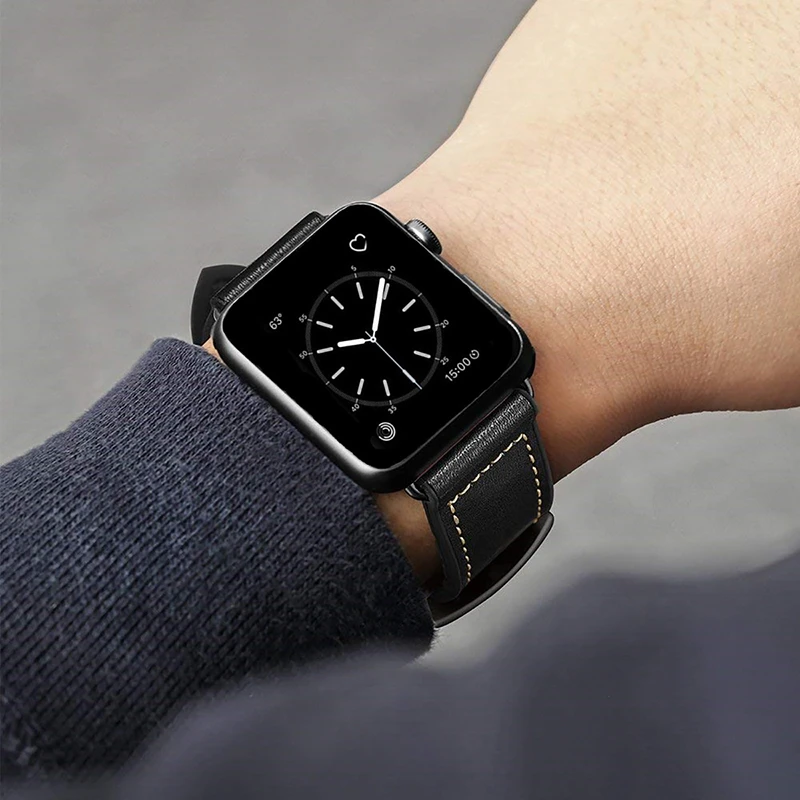 Кожаный силиконовый ремешок для apple watch 44 мм серия 4 3 2 1 ремешок для iwatch 38 мм 42 мм браслет умные аксессуары замена запястья