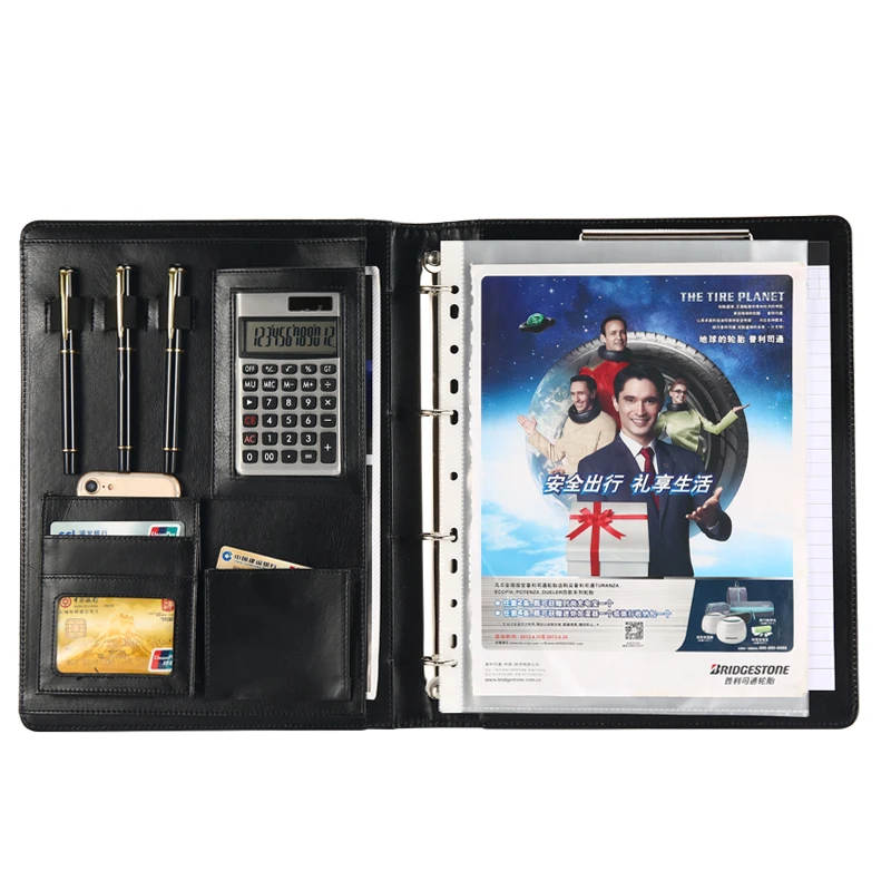 Многофункциональная папка А4 блокнот с калькулятор менеджера для контракта