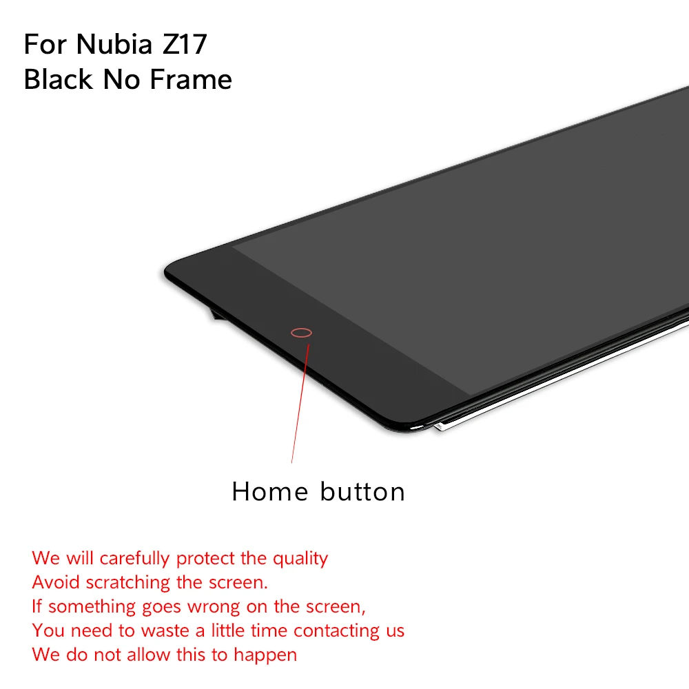 5 &quotЖК дисплей для zte Nubia Z17 NX563J ЖК сенсорный экран дигитайзер сборка NX563J|Сенсорные