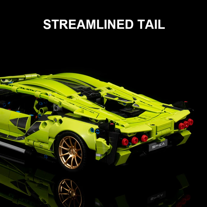 Супергоночная модель спортивного автомобиля технический конструктор городской