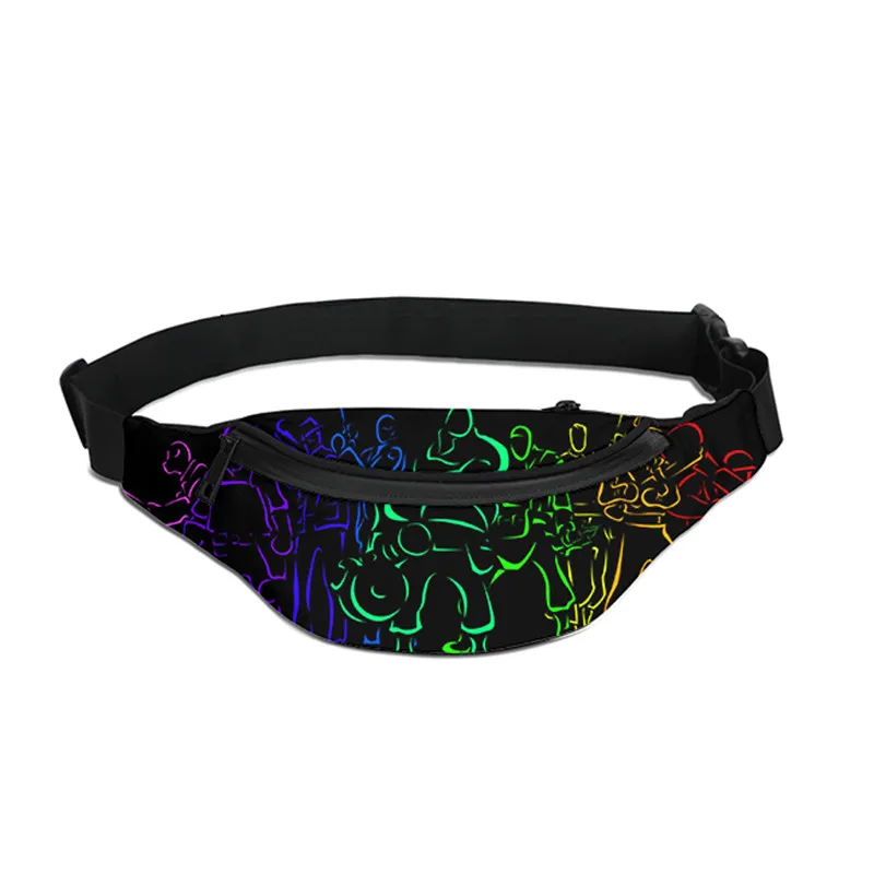 Заказные поясные сумки для мужчин забавные мужские кошельки разных цветов с