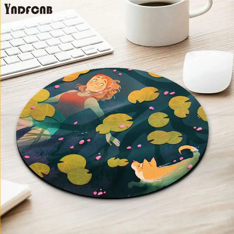 Lotus Chinese painting art Soft Rubber Professional Gaming Mouse Pad Computer Anti-Slip Laptop PC Mice Mat gaming Mousepad | Компьютеры и