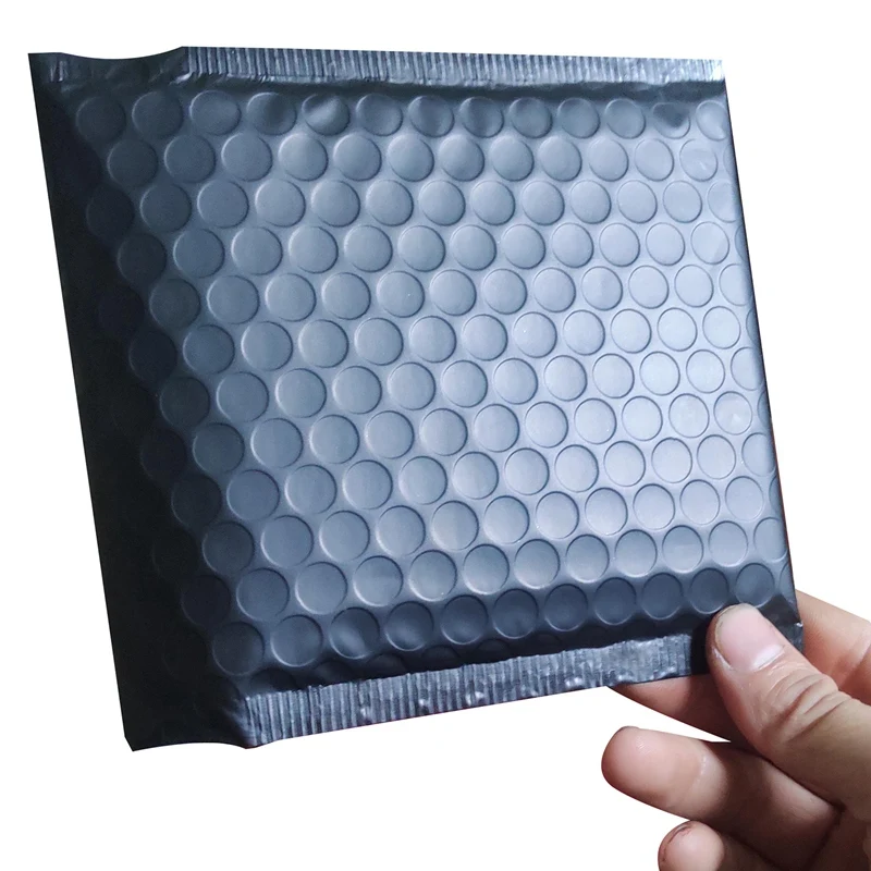 

100 Black Bubble Mail Envelope Mail Bag Self-Sealing Foam Aluminum Foil Express Bag Waterproof Bubble Bag