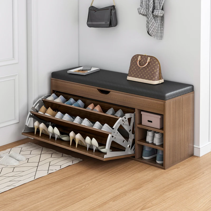 

Обувной коврик для дома красивая дверь может сидеть стойка для обуви из массива дерева большая емкость экономит место для получения обуви табурет