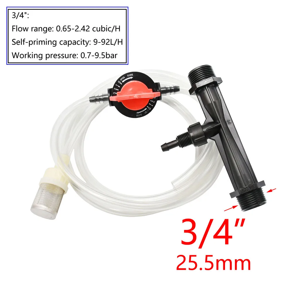 

Соединитель для садовой воды WXRWXY Вентури 3/4 1/2