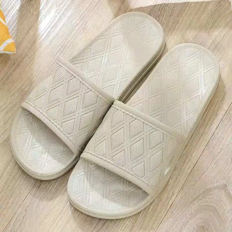

Slippers Men's Outerwear Trend Slippers Home Shoes Bathroom Bathing Thick Bottom Wear-resistant Non-slip Soft Bottom Travel Casu