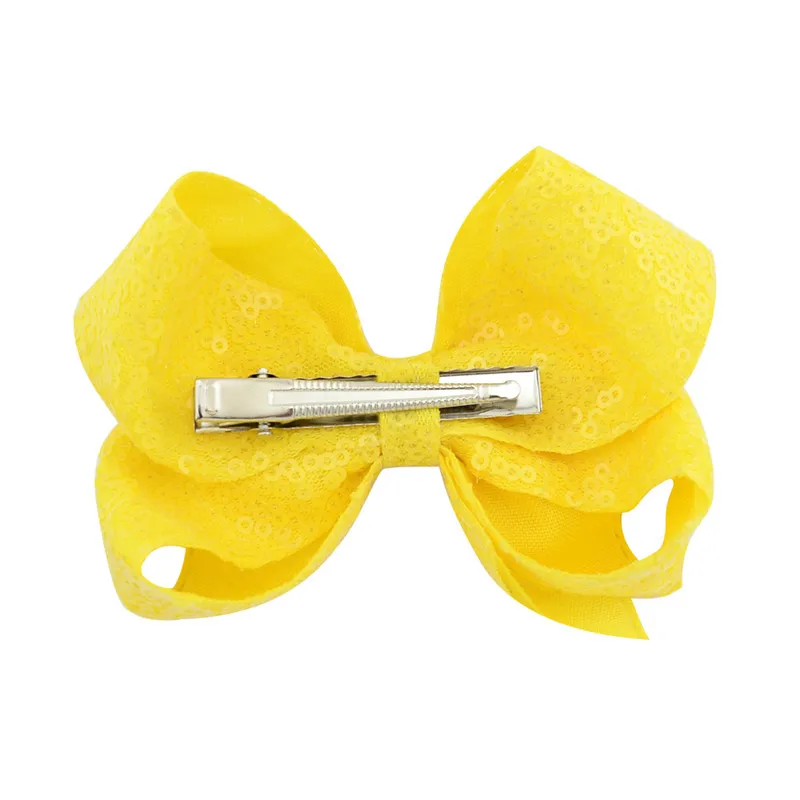 

4Pcs/Set 4Inch Kids Sequin Bowknot Headclip Children Hair Clip Lovely Bow Pin Barrette Hairpin Phpto Accessories For Girls