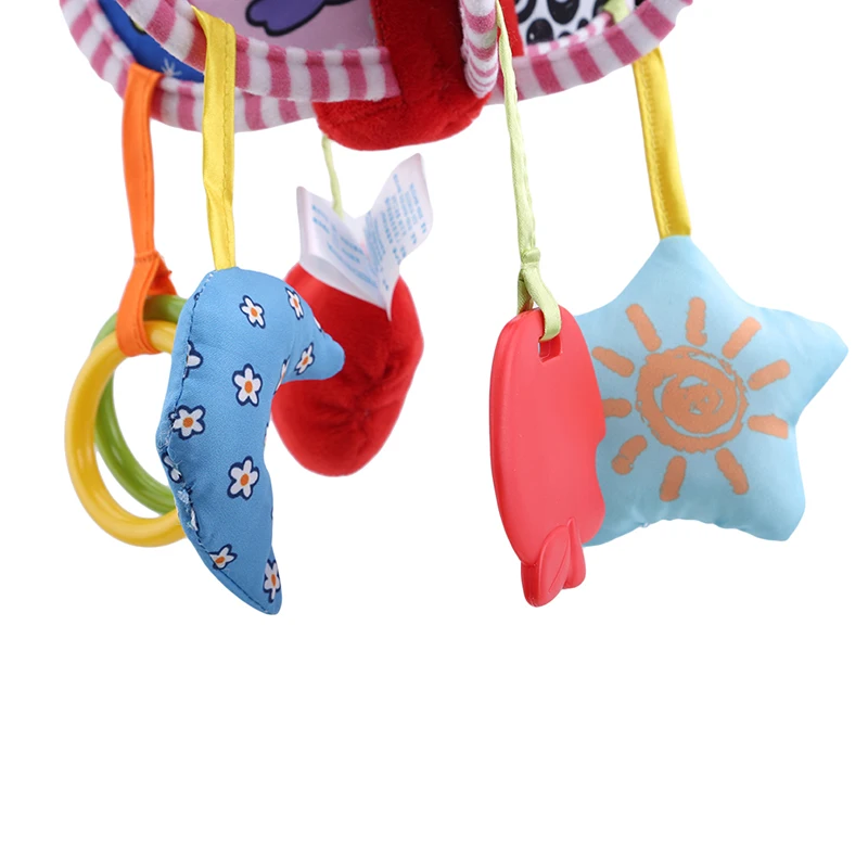 

Hanging Wind bells Plush Cartoon Cute Animal Crisp Sound Attracts Attention For Baby Stroller Crib Pram Bed Appease Soothing
