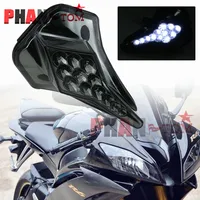 For YAMAHA YZFR6 08-12 Motorcycle Accessories Front Center Marker LED Pilot Light Black YZF R6 2008-2012