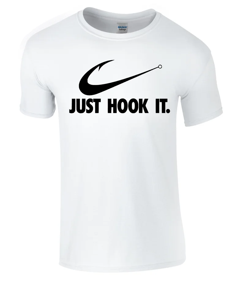 Футболка JUST HOOK IT-Fish Рыбацкая, angl, Удочка на карпа, морской рыбак, лучший подарок, новые футболки, Забавные топы, новые унисекс, Забавные топы
