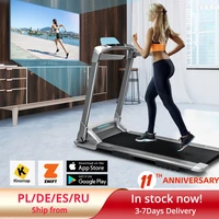353 99 xqiao ovicx q2s smart folding walking running machine treadmill gym equipment with deceleration app kinomapzwift video