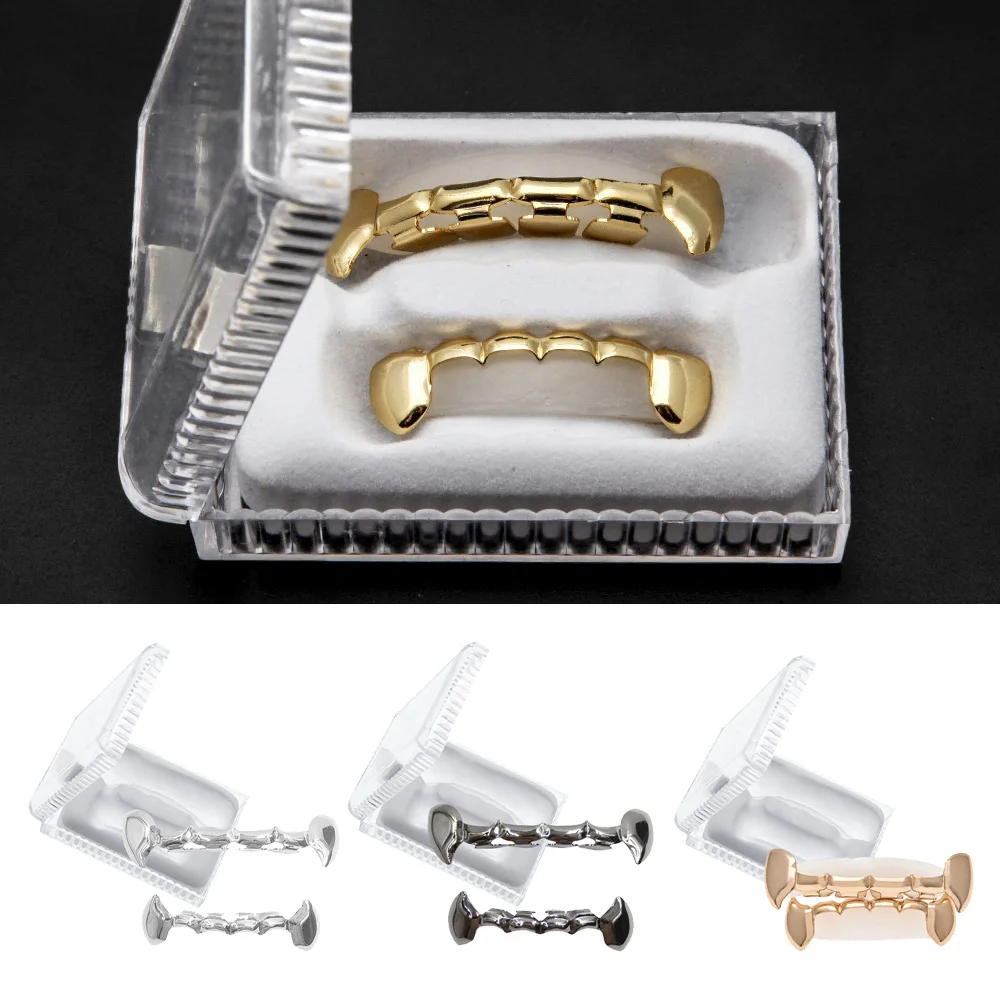 Besegad хип хоп зубы в комплекте чехол стиле Стиль зуб верхней и нижней крышки панк