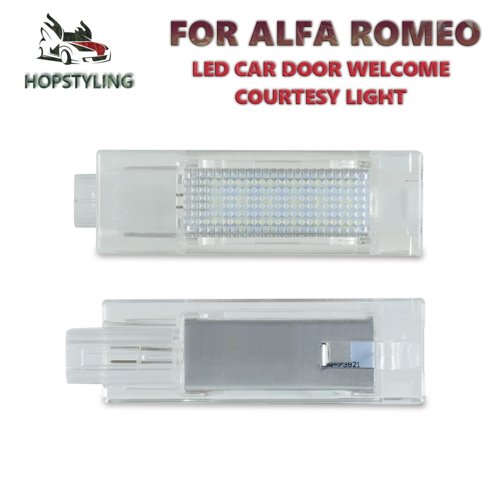 

LED Welcome Door Courtesy Light Trunk Luggage Glove Box Lamps For Alfa Romeo Giulia Giulietta Stelvio 147 159 Mito Spider Brera