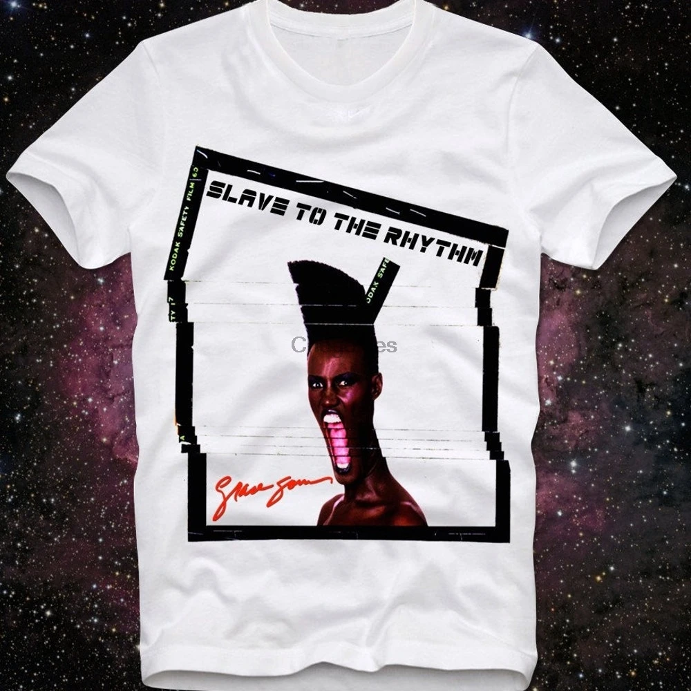 Футболка Grace Jones с изображением островной жизни ведомого риттума Чака Калин ретро