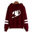 Толстовка с капюшоном для мужчин и женщин, свитшот с рисунком Феи хвоста, пуловер в стиле аниме, брендовая одежда, большие размеры, в стиле Харадзюку