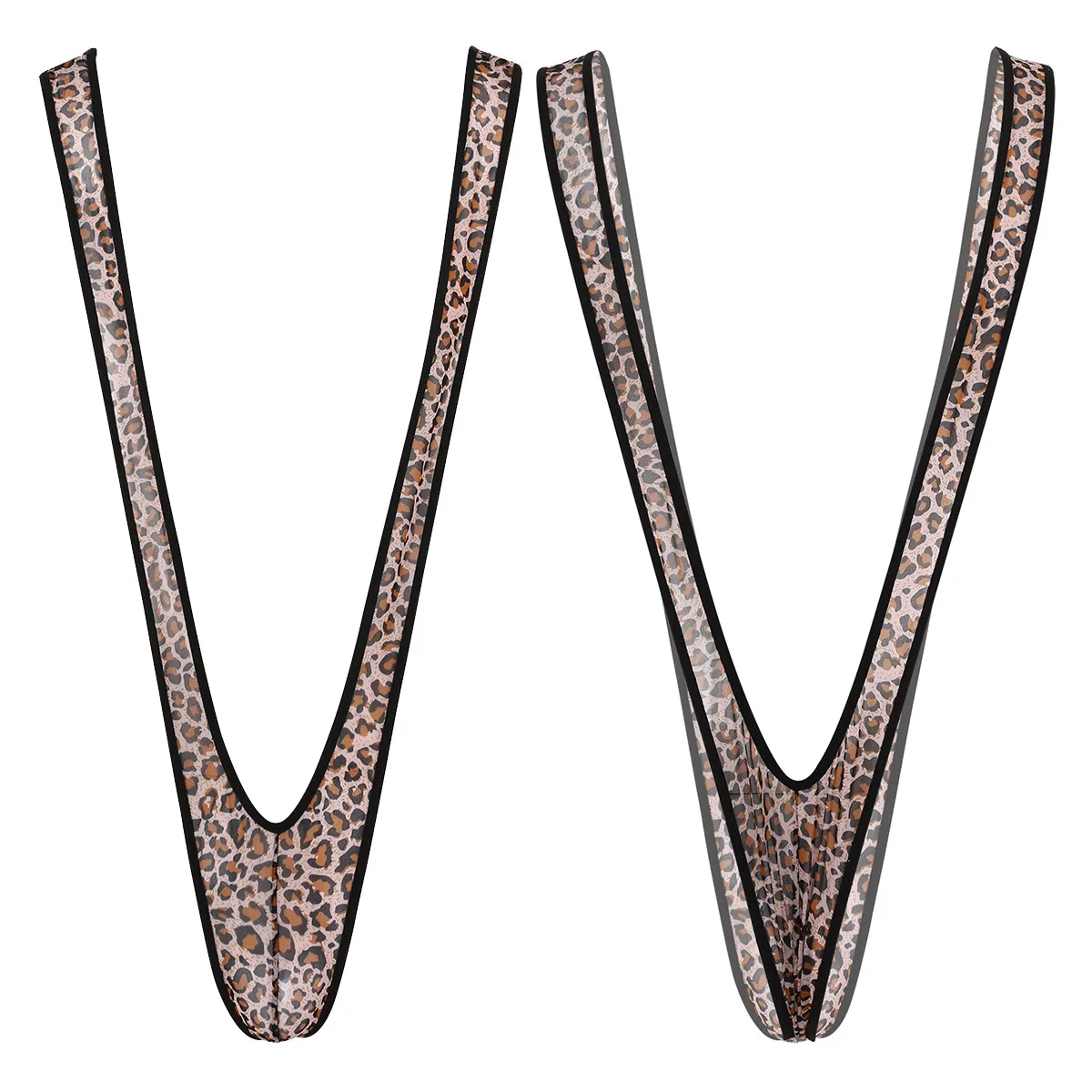 Сексуальные мужские Манкини стринги тянущиеся открытые глубокие V-образные