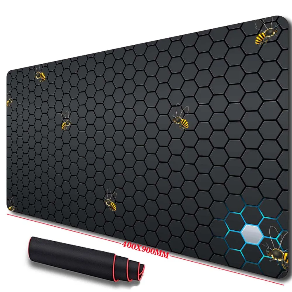 

Hot Sale Honeycomb Shape Extra Large Mouse Pad Table Mat Game Natural Rubber Non-slip Mouse Pad with Seaming Game Mouse Pad Xxl