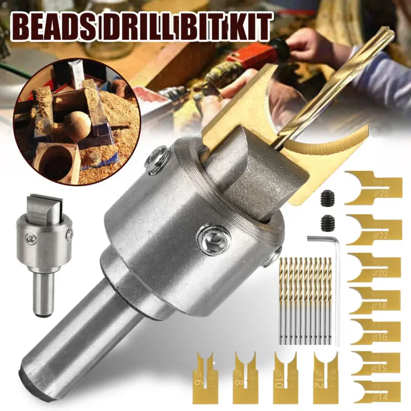 

Tools Drill bits Titanium alloy Blades Wrench Handle Buddha Beads Bead Maker