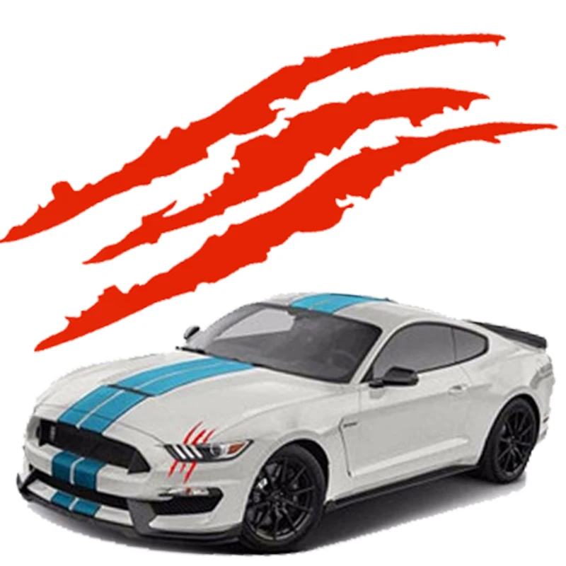 

Car Ghost Claw Stickers Scratch Strip Marks Headlight Decal Car Styling Stylish Decor Body Decorative Stickers Car Accessories