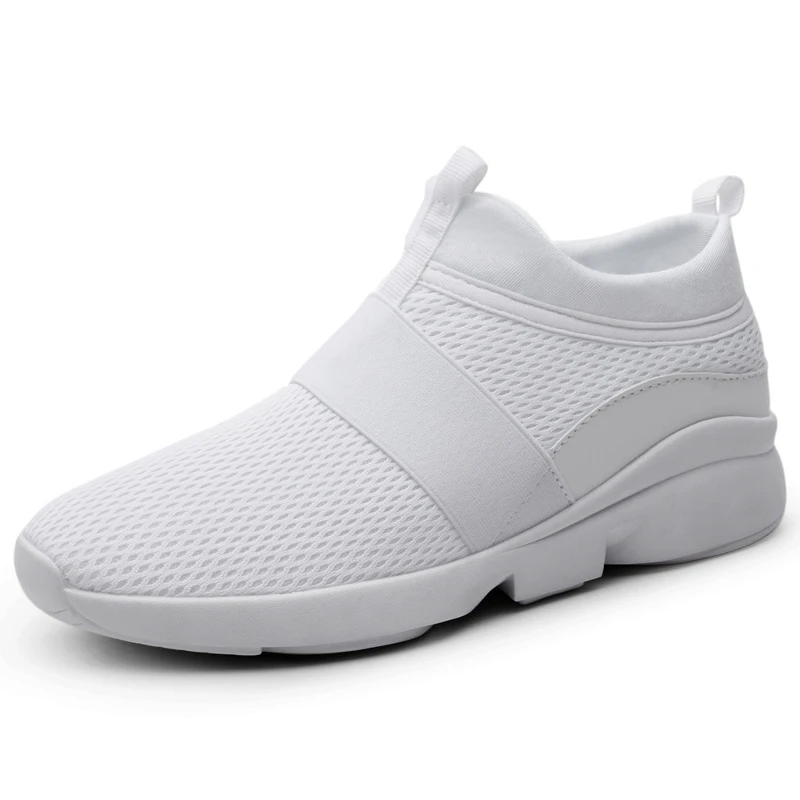 2019 новые модные мужские кроссовки дышащие сетчатые для бега спортивная обувь