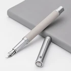 Ручка перьевая Hongdian EFFизогнутое перо, металлическая, с красивой текстурой под дерево