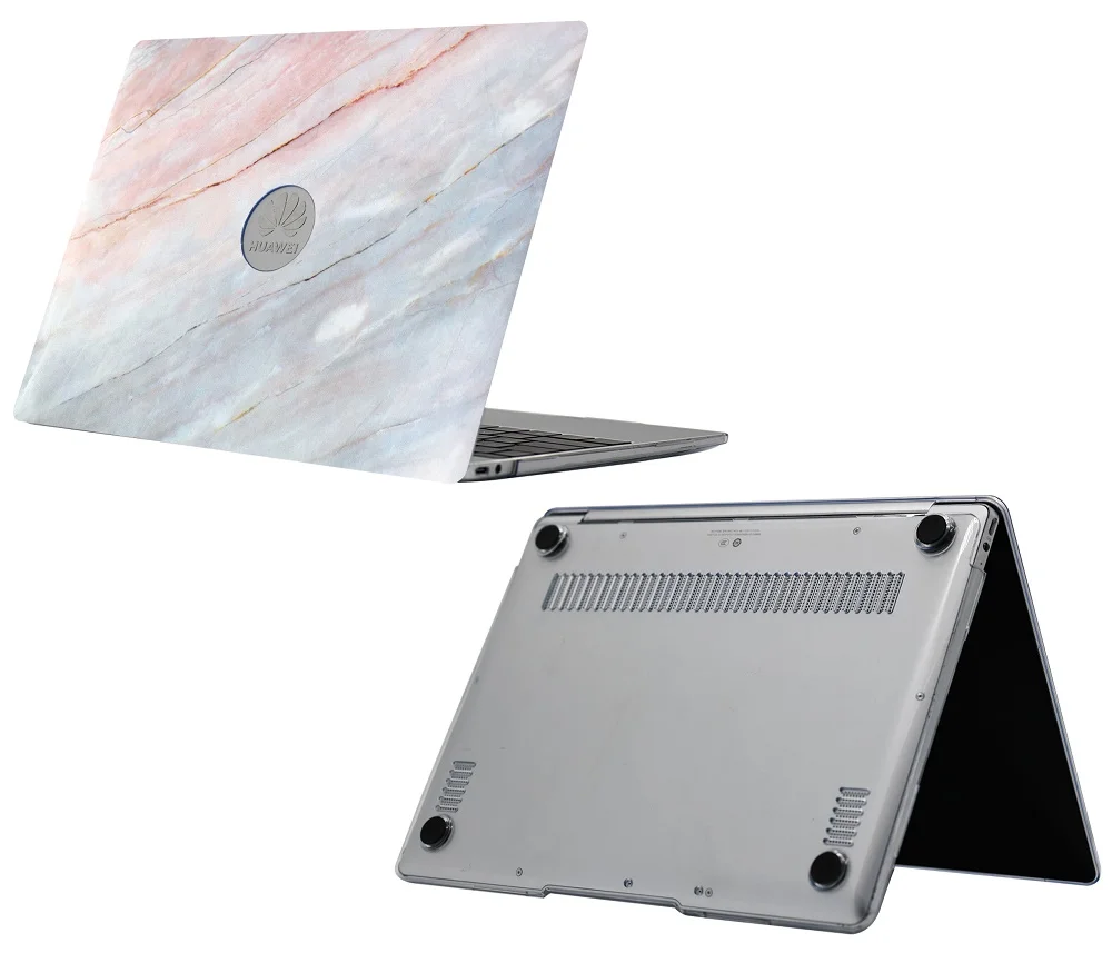 MC1 Мраморный пластиковый чехол для fundas huawei Matebook 13 дюймов Супер легкий пластиковый защитный чехол для huawei Matebook 13 WRT-W19 чехол - Цвет: MC1