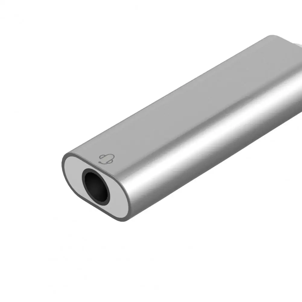 Аудио Звуковая карта 2 в 1 Plug Play Портативный внешний 7 каналов USB C до 3 5 мм разъем