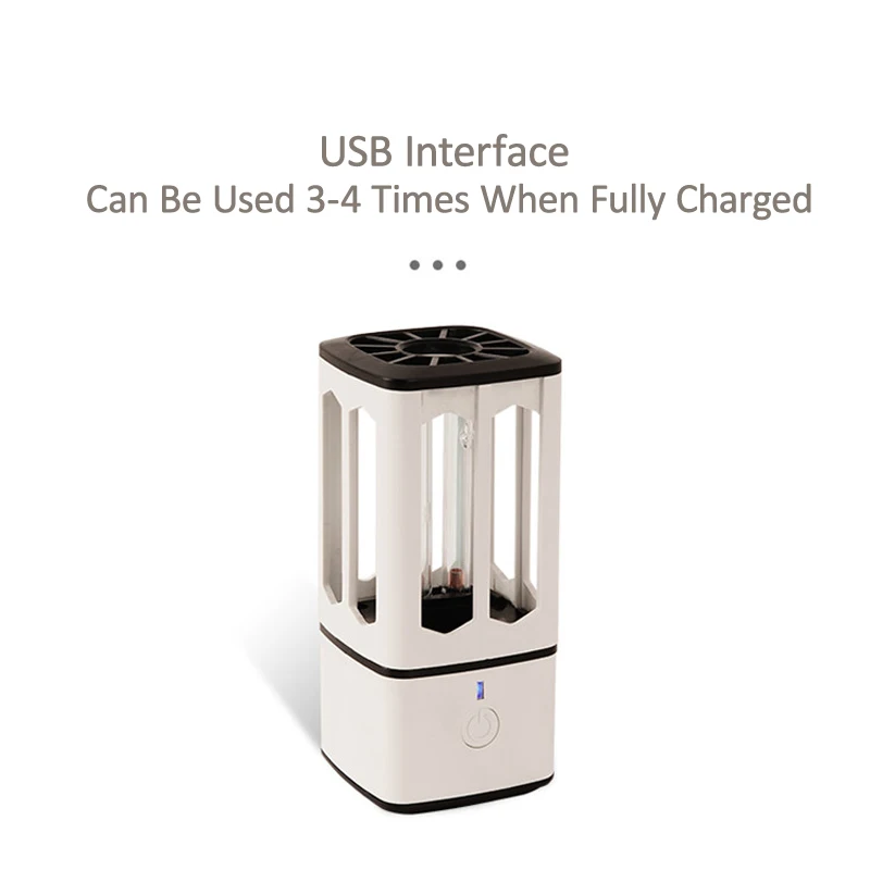 Портативная USB перезаряжаемая УФ-ультрафиолетовая лампа бактерицидная