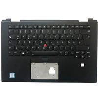 new gr laptop keyboard for lenovo thinkpad x1 yoga 3rd gen 2018 backlit german keyboard with palmrest sm10m69915