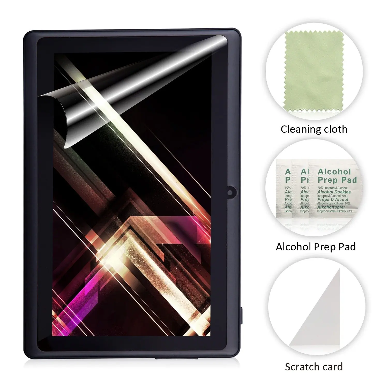 Dragon Touch Y88X Plus, 7 дюймов, детский планшет, для детей, 16 ГБ, четырехъядерный, Android 8,1+, сумка для планшета+ защита экрана, подарки для детей